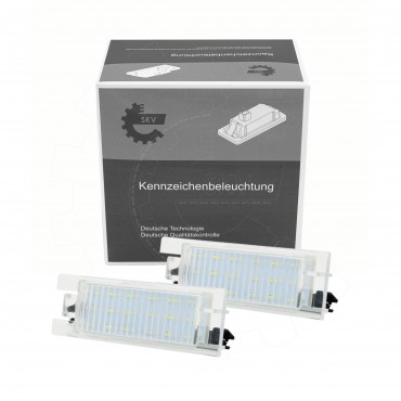 2 Feux de Plaque d'Immatriculation Pour Alfa Romeo 147 159