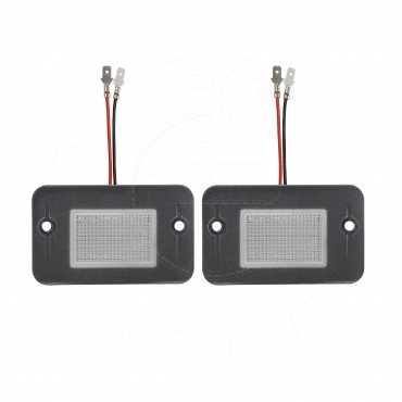 2 Feux de Plaque d'Immatriculation Pour Land Rover Discovery I II