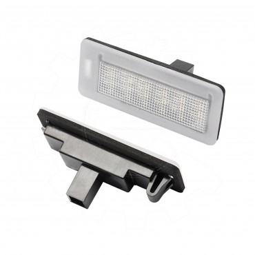 2 Feux de Plaque d'Immatriculation Pour Opel Combo Fiat Doblo 1224007 1224012