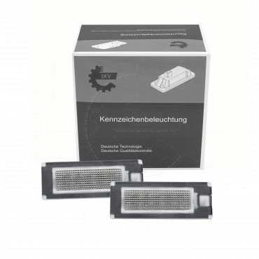 2 Feux de Plaque d'Immatriculation Pour Peugeot Fiat Citroën 1307272070 6350AX