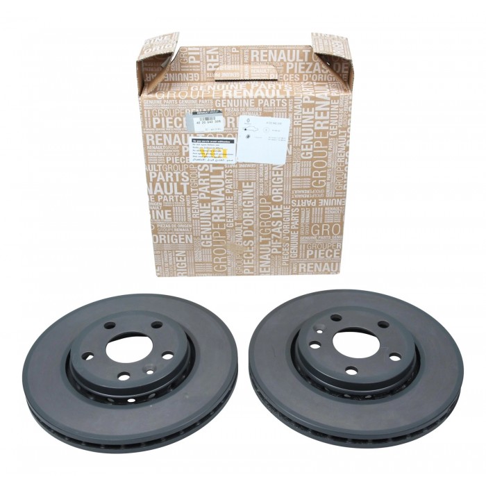 2 Disque de Frein Avant Pour Renault Mercedes-Benz Nissan 4020600Q2G, 4020600Q2L