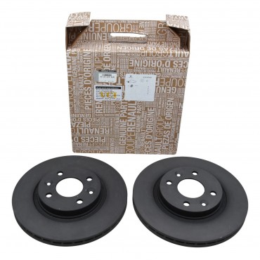 2 Disque de Frein Avant Pour Renault Clio I II Kangoo Logan Megane Dacia Nissan