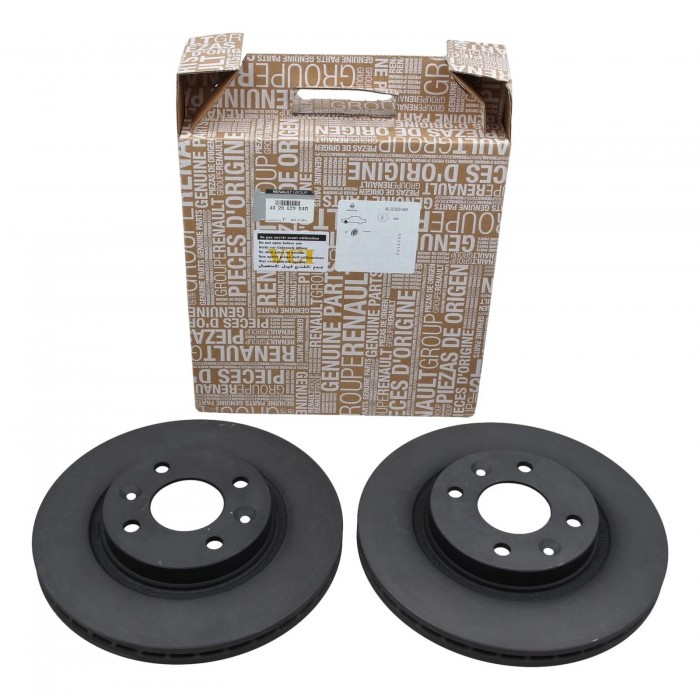 2 Disque de Frein Avant Pour Renault Clio I II Kangoo Logan Megane Dacia Nissan