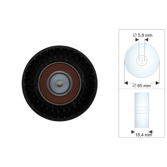 Poulie Tendeur Courroie d'Accessoire Pour Ford Galaxy Kuga II S-Max 2168593