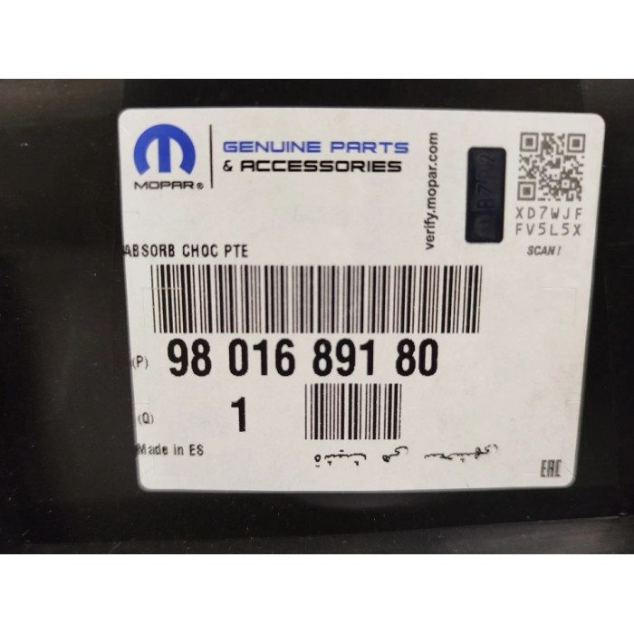 Traverse Inférieur de Pare Choc Avant Pour Citroën C4