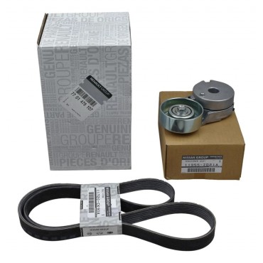 Kit Galet Courroie d'Accessoire Pour Renault Latitude Megane CC Nissan Qashqai