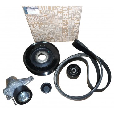 Kit Galet Courroie d'Accessoire + Poulie Damper Pour Renault Opel Nissan
