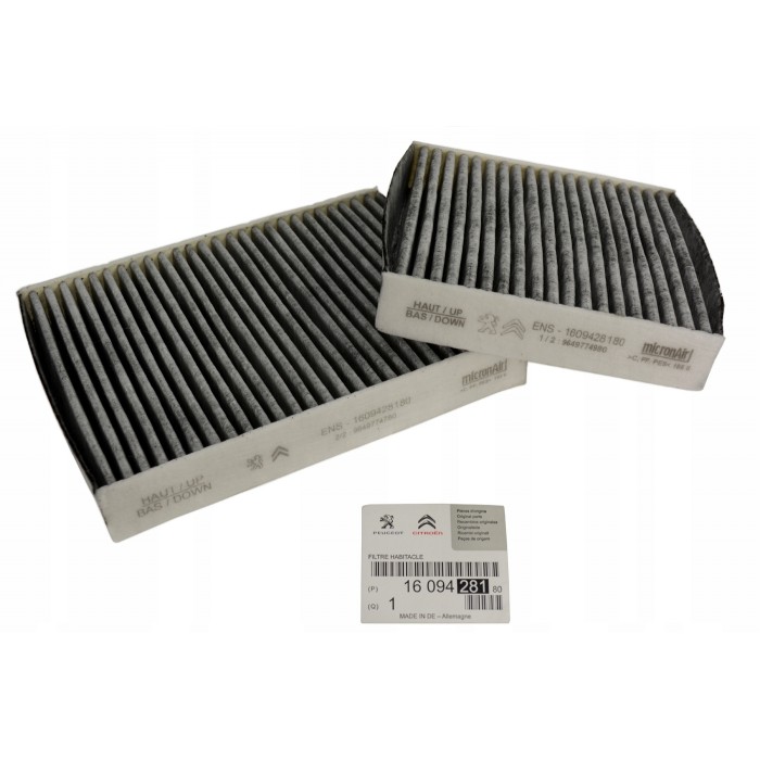 2 Filtre Habitacle Pour Peugeot 207 208 2008 I Citroën C3 C4 DS3 DS