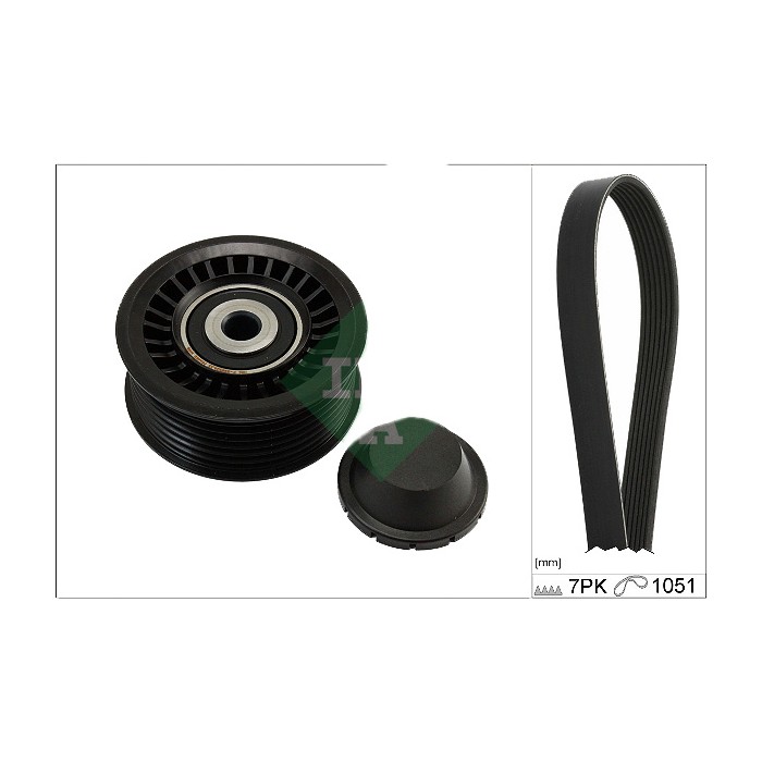 Kit Galet Courroie d'Accessoire Pour Renault Megane IV Dacia Dokker Duster