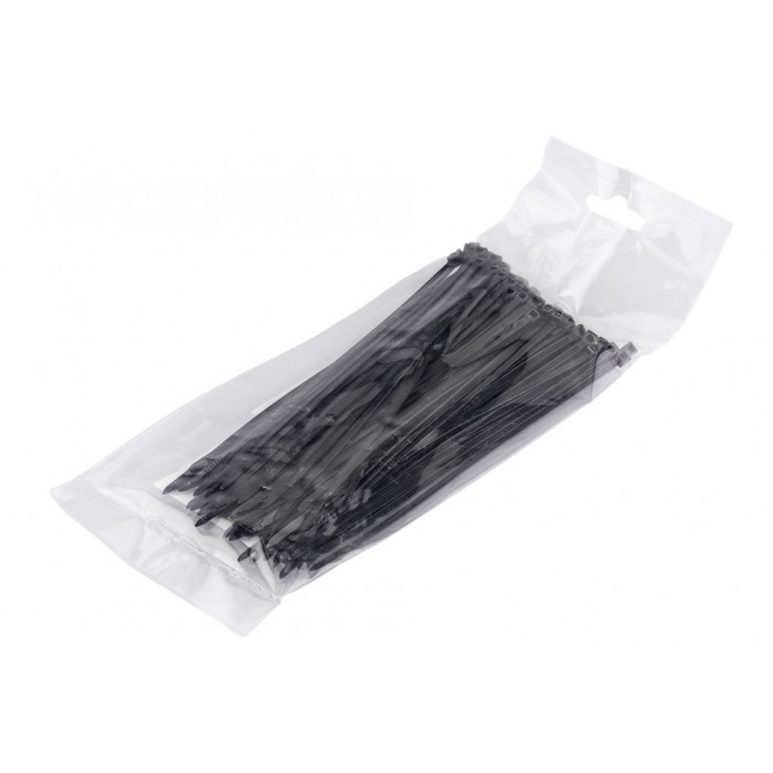 100 colliers de Serrage Cirflex Noir 2,5x150mm