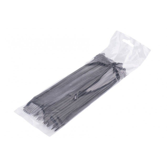 100 colliers de Serrage Cirflex Noir 3,6x200mm