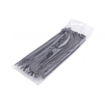 100 colliers de Serrage Cirflex Noir 4,8x250mm