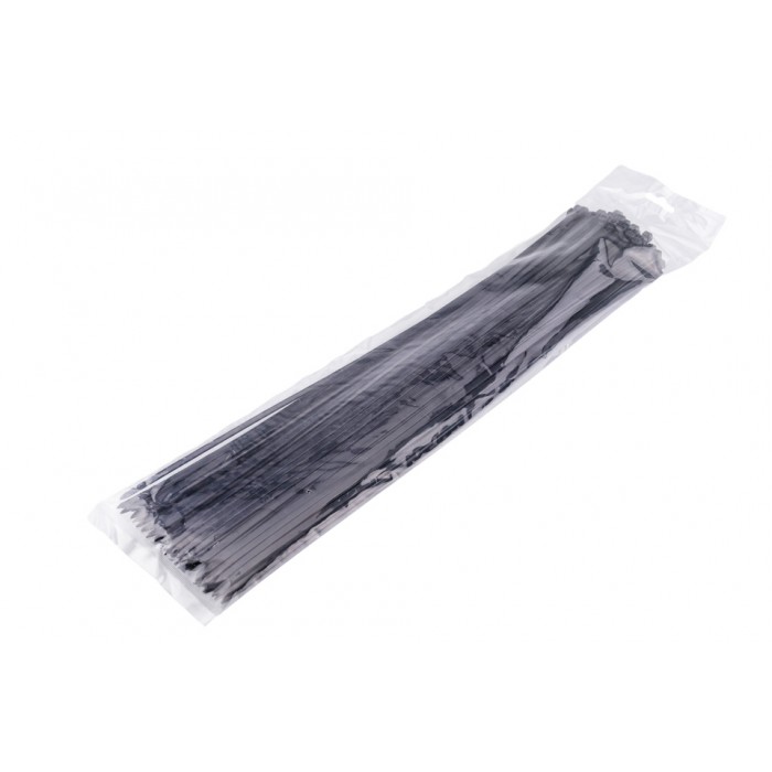 100 colliers de Serrage Cirflex Noir 4,8x450mm