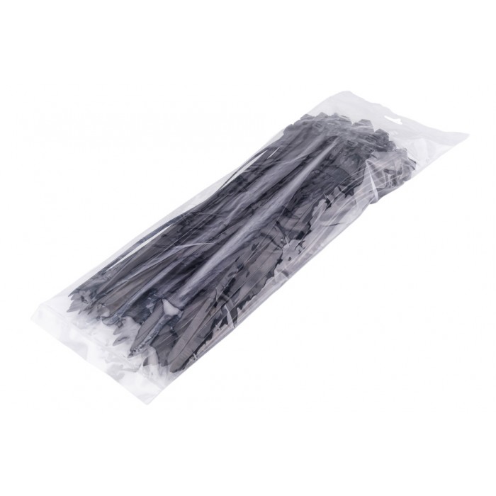 100 colliers de Serrage Cirflex Noir 7,6x300mm