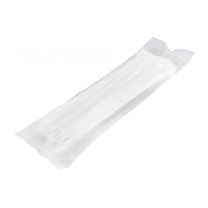 100 colliers de Serrage Cirflex Blanc 3,6x250mm