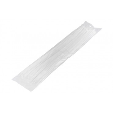 100 colliers de Serrage Cirflex Blanc 4,8x450mm