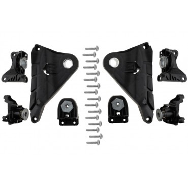 2 Support de Phare Avant Gauche+Droit Pour Mercedes-Benz Classe C