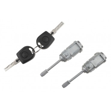 2 Serrure de Porte Avant Barillet Pour Seat Ibiza III 6L3837167C, 6L3837168C