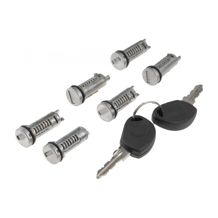 Kit Serrures de Porte Barillets + Clés Pour Iveco Daily IV 2996076, 2996075