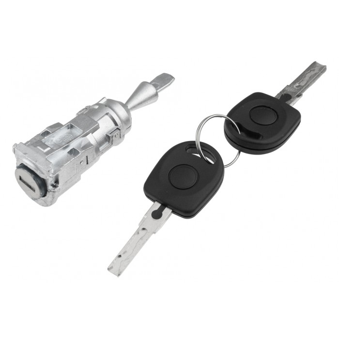 Serrure de Porte Avant Gauche Barillet Pour VW Polo 107837167BA