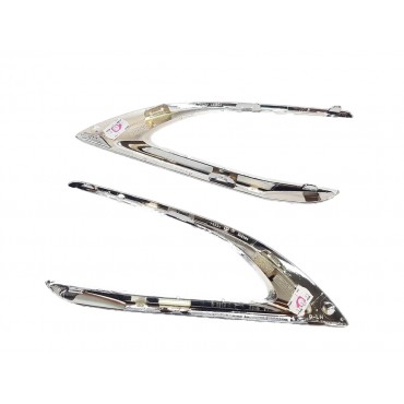 2 Moulures Pare Choc Avant Antibrouillard Pour Peugeot 3008