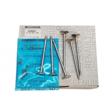 6 Soupapes de Culasse Pour Renault Dacia Nissan Smart 132027223R, 132025379R