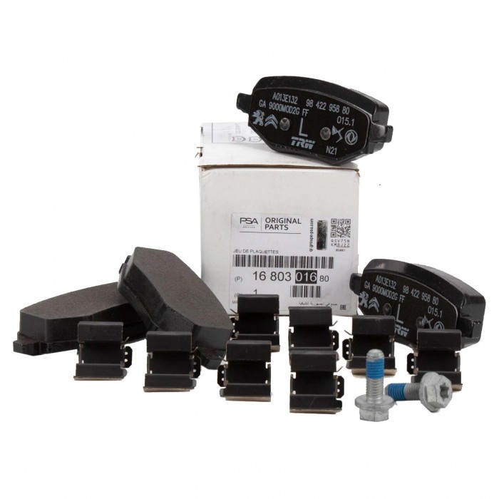 Kit Plaquette de Frein Arrière Pour Peugeot 208 2008 II Opel Fiat Citroën