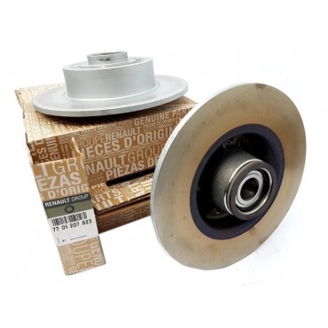 2 Disques de Freins Arrière Pour Renault Clio III Megane II Modus Thalia Twingo