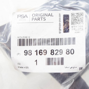 Mousse Accoustique Fenêtre Avant Droit Pour Citroën Berlingo 9816982980