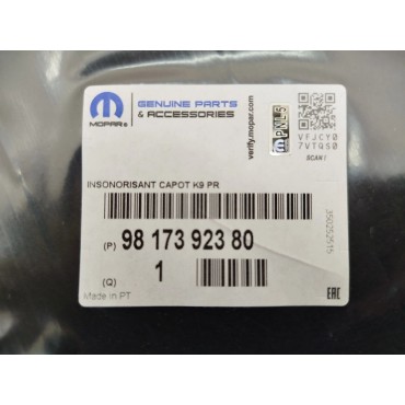 Isolant Compartiment Moteur Pour Citroën Berlingo