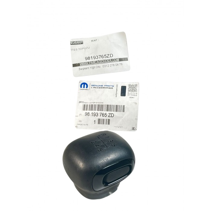 Pommeau Levier de Vitesse Pour Peugeot Partner 98193765ZD
