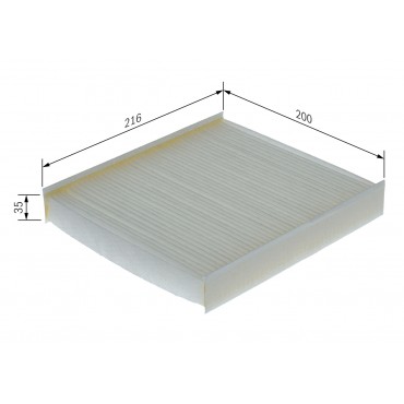 Filtre Habitacle Pour Renault Arkana Dacia Nissan Alpine 272777662R 272778214R