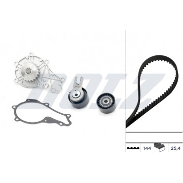 Kit Distribution + Pompe à Eau Pour Peugeot Ford Fiesta V Toyota Citroën