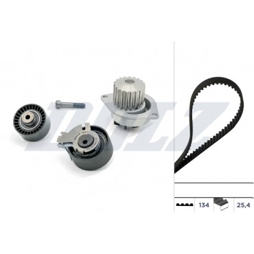 Kit Distribution + Pompe à Eau Pour Peugeot 206 207 301 1007 Citroën C-Elysee