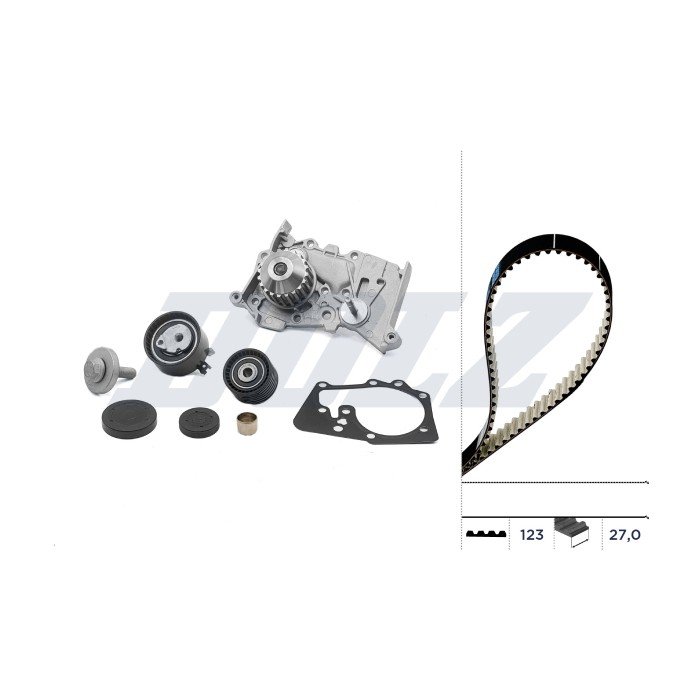 Kit Distribution + Pompe à Eau Pour Renault Clio III Fluence Grand Scénic II