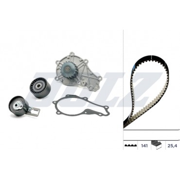 Kit Distribution + Pompe à Eau Pour Peugeot Fiat Ford Citroën 1613561980