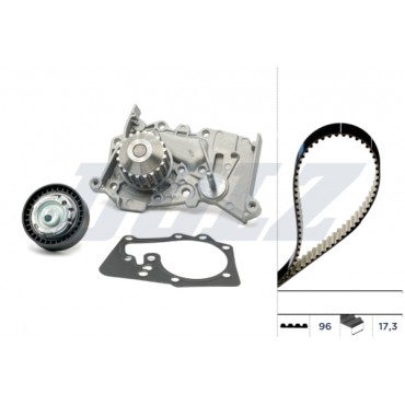 Kit Distribution + Pompe à Eau Pour Renault Kangoo Logan Dacia Dokker Lodgy