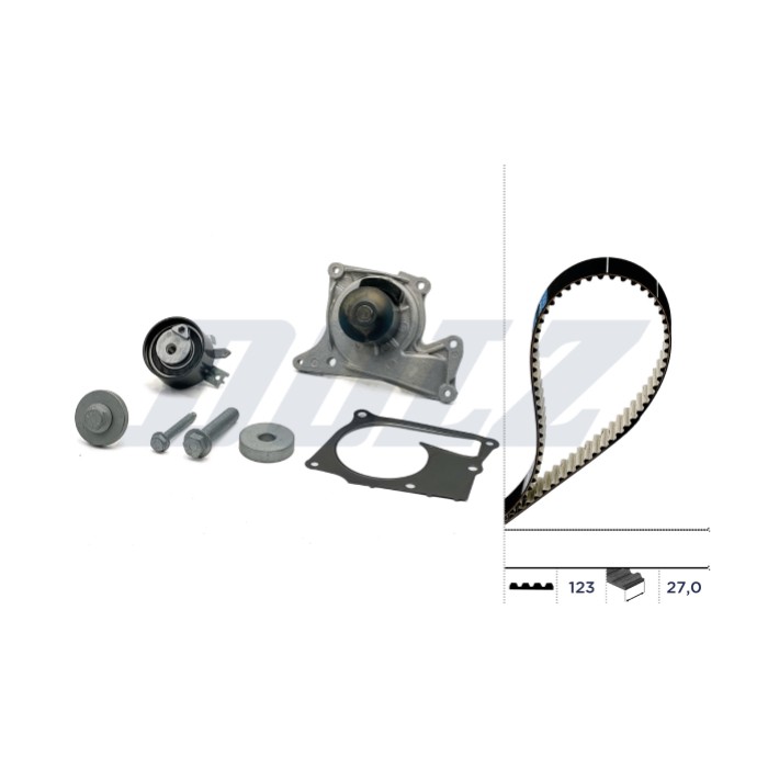 Kit Distribution + Pompe à Eau Pour Renault Clio III Fluence Dacia Nissan