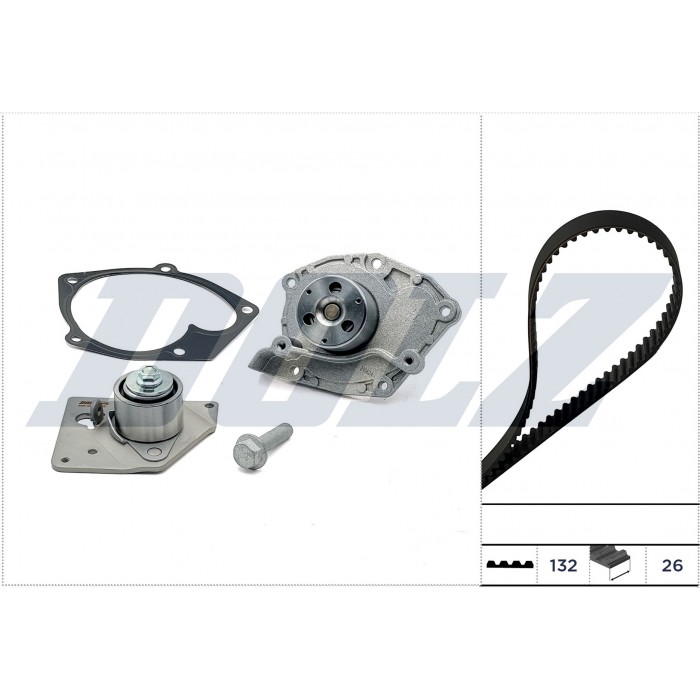 Kit Distribution + Pompe à Eau Pour Renault Opel Nissan Interstar Mitsubishi