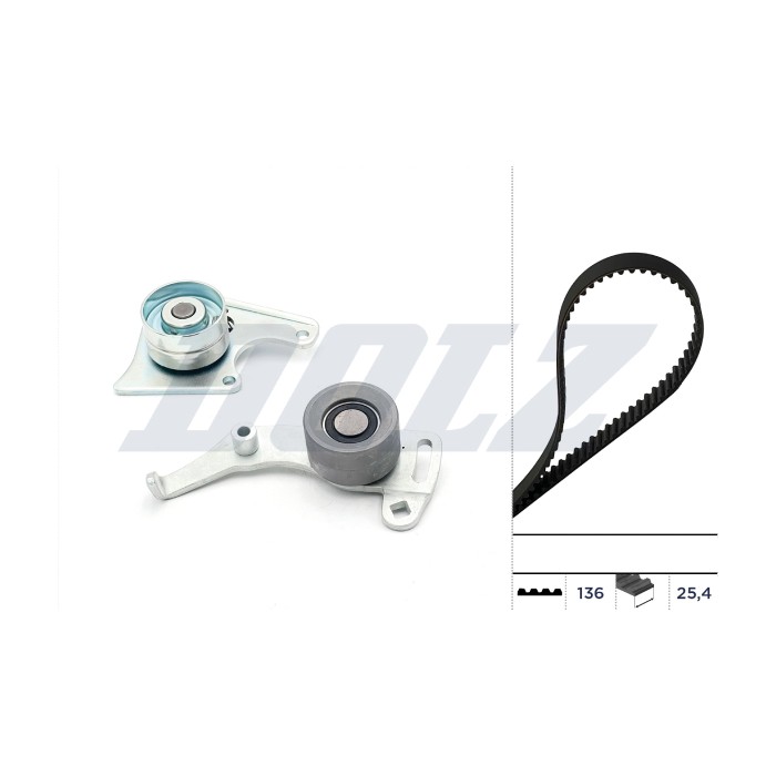 Kit Courroie Distribution Pour Peugeot Fiat Ducato Scudo Ulysse Suzuki Citroën