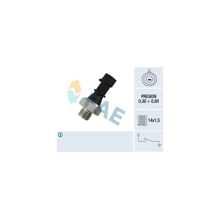 Capteur de Pression d'Huile Pour Peugeot Opel Fiat Ford 1131.J5 1252557 1535416