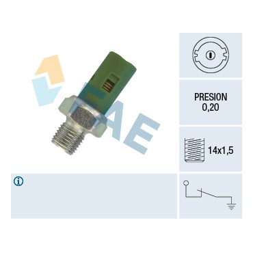 Capteur de Pression d'Huile Pour Renault Opel Nissan Suzuki 7700417970 4400194