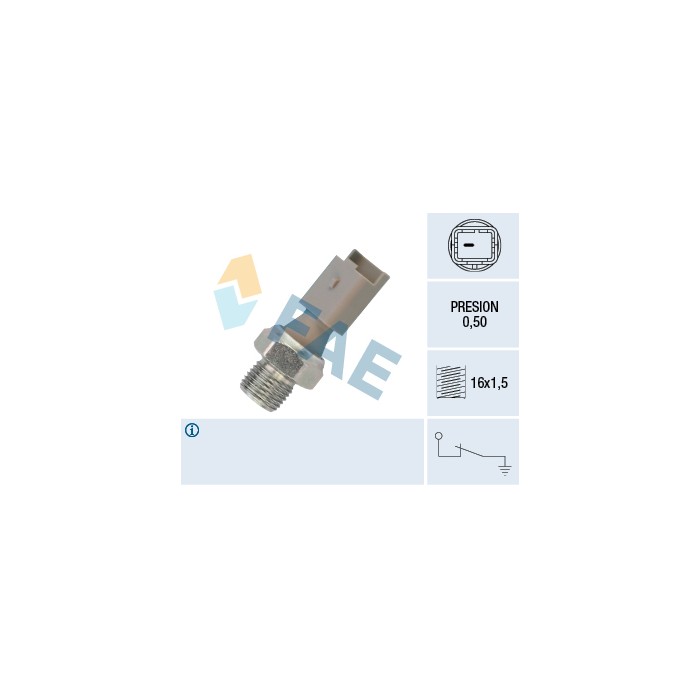 Capteur de Pression d'Huile Pour Peugeot Renault Fiat Ford 1131.C5 9631846480