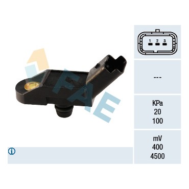 Capteur Pression de Suralimentation Pour Peugeot Renault Fiat Citroën 1920.1K
