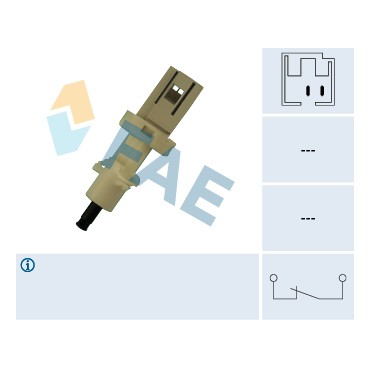 Contacteur de Feu Stop Pour Fiat Alfa Romeo Citroën Lancia 7627639 7682537