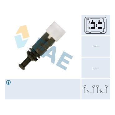 Contacteur de Feu Stop Pour Renault Opel Nissan Mitsubishi 7700414988 4404452
