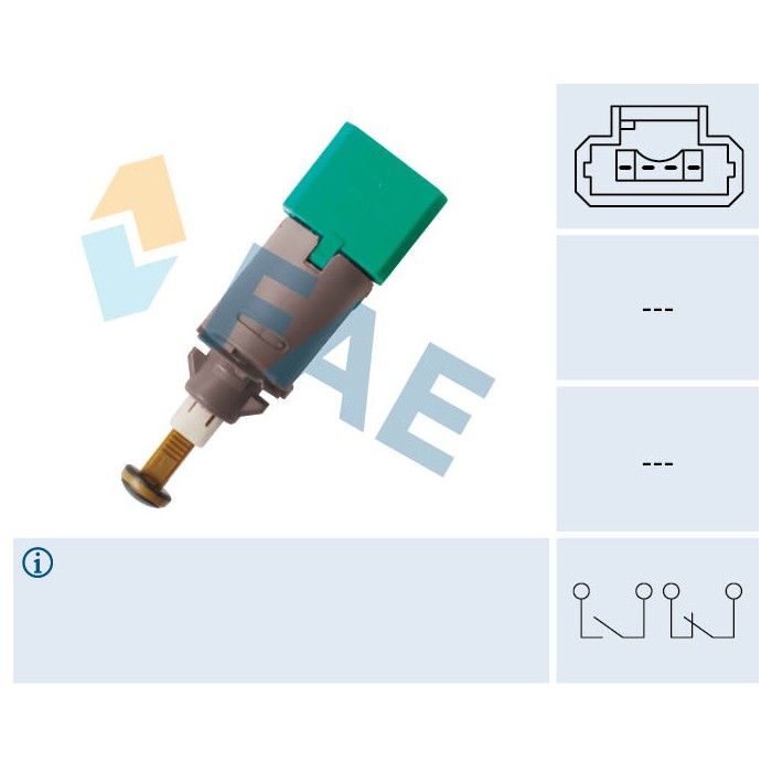 Contacteur de Feu Stop Pour Renault Laguna III Latitude 253200003R