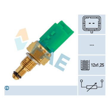 Sonde de Température Liquide de Refroidissement Pour Peugeot Renault Dacia Fiat
