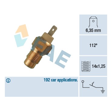Sonde de Température Liquide de Refroidissement Pour Peugeot 205 Ford Citroën