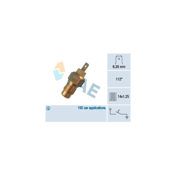 Sonde de Température Liquide de Refroidissement Pour Peugeot 205 Ford Citroën